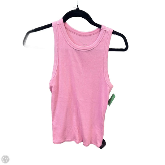 Top Sleeveless Basic By A New Day In Pink, Size: L