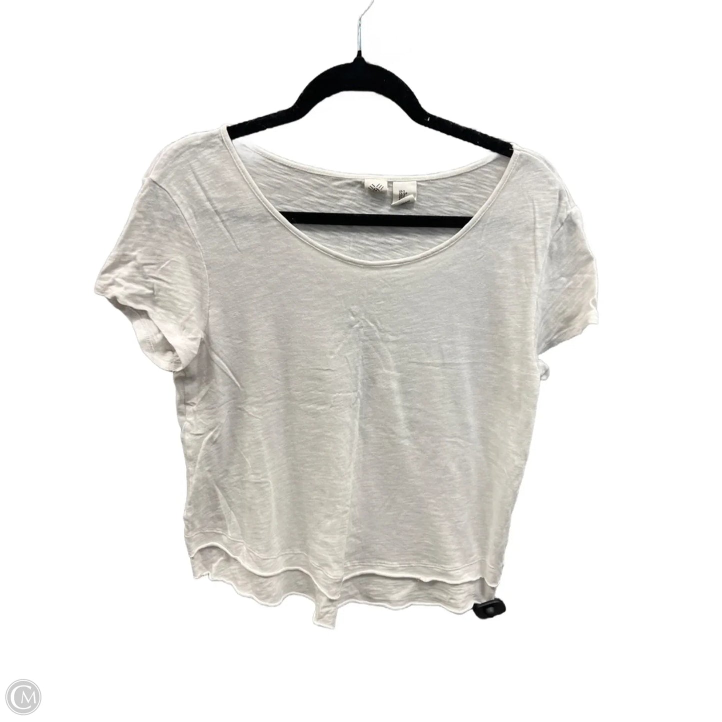 Top Short Sleeve Basic By Artisan Ny In White, Size: S