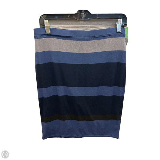Skirt Midi By Max Studio In Striped Pattern, Size: 8