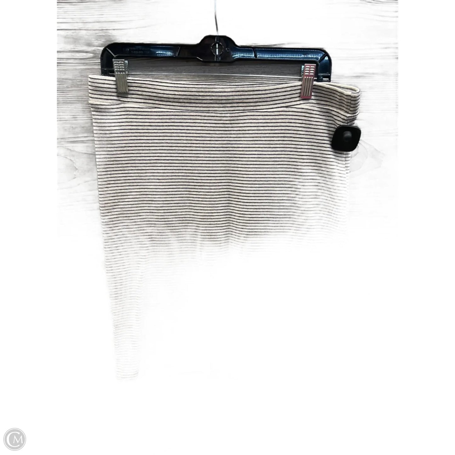 Skirt Midi By Eliane Rose In Striped Pattern, Size: 12