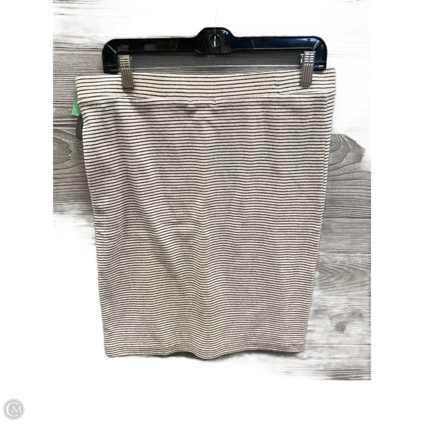 Skirt Midi By Eliane Rose In Striped Pattern, Size: 12