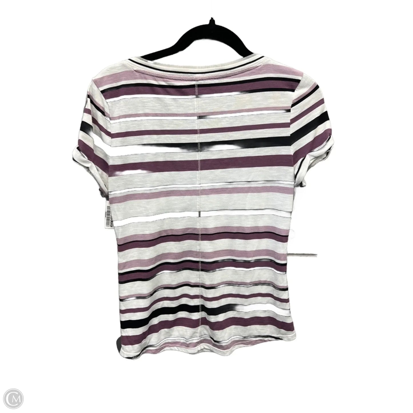 Top Short Sleeve By White House Black Market In Striped Pattern, Size: Xs