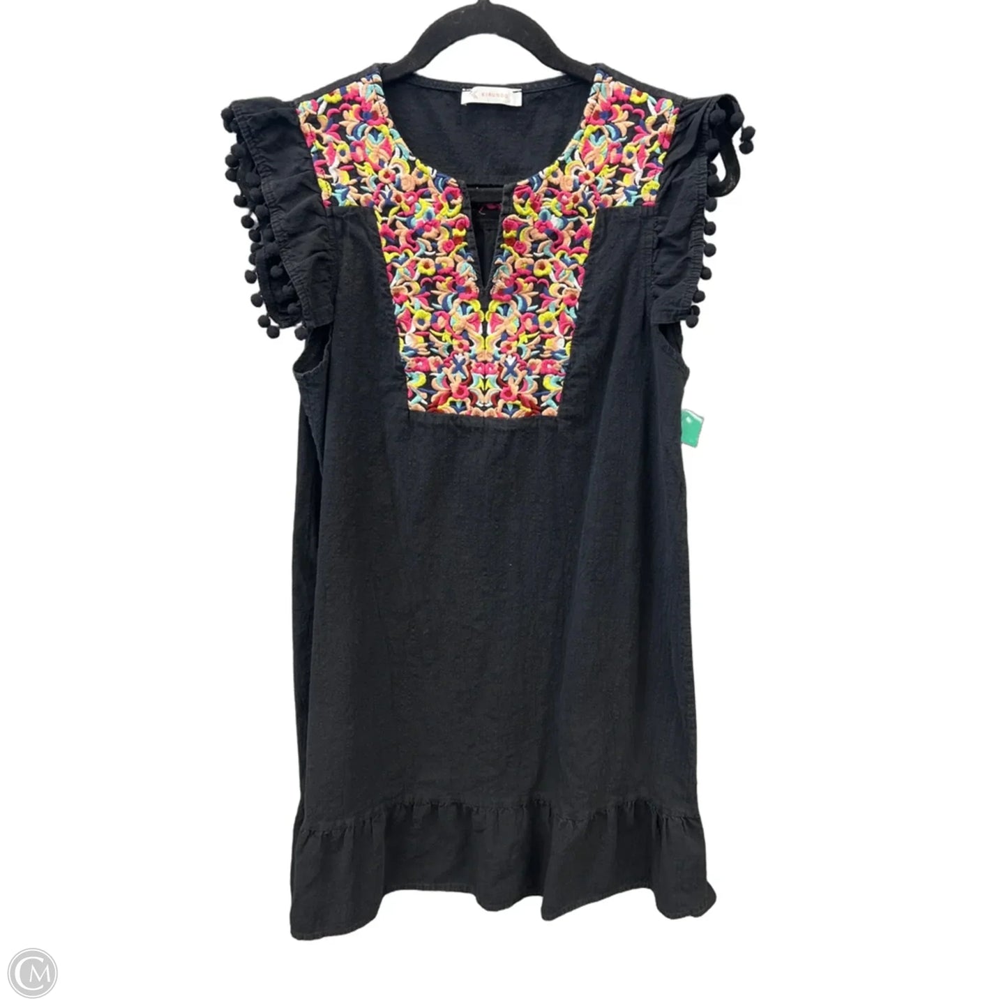 Dress Casual Midi By Kirundo In Black, Size: L