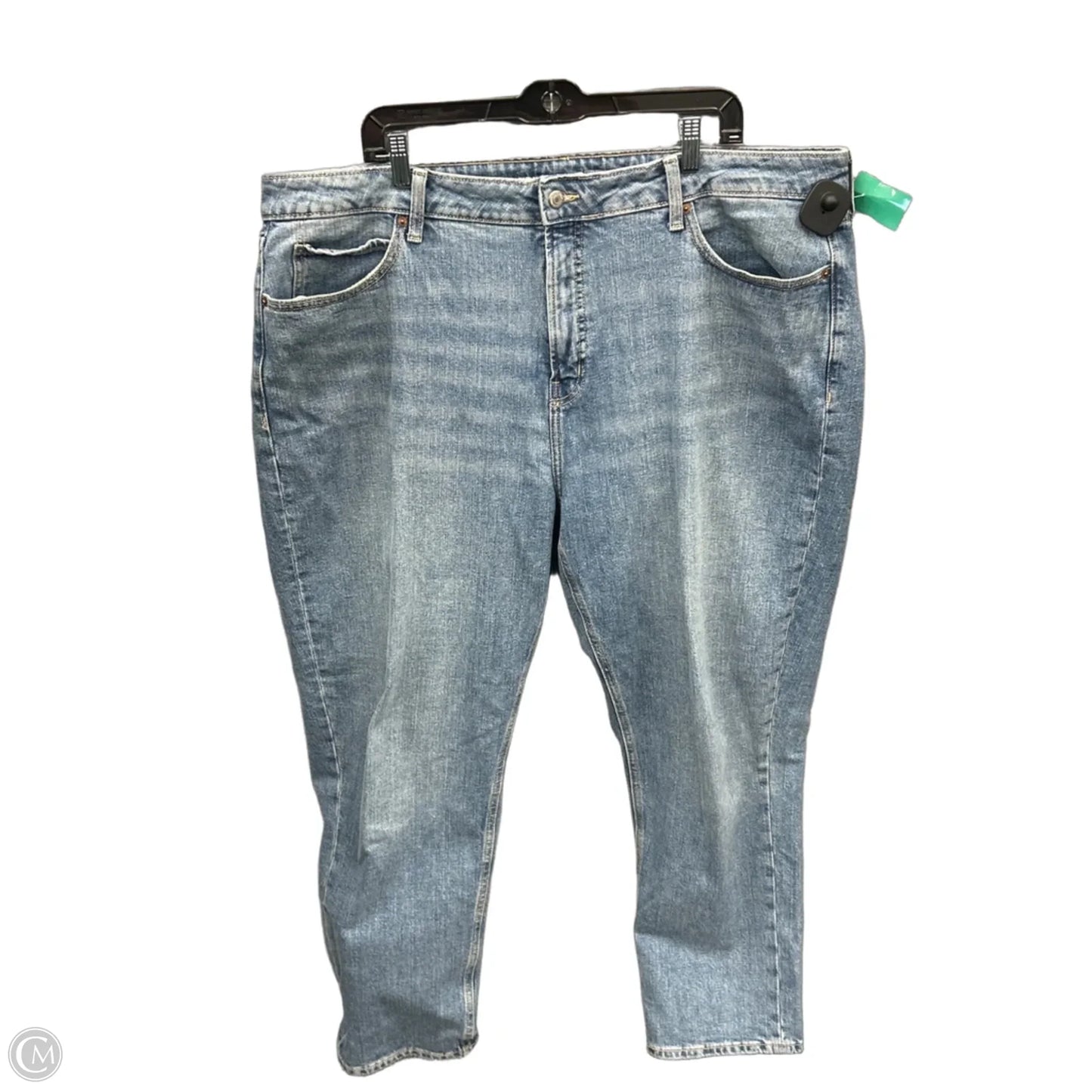 Jeans Straight By Old Navy In Blue Denim, Size: 20