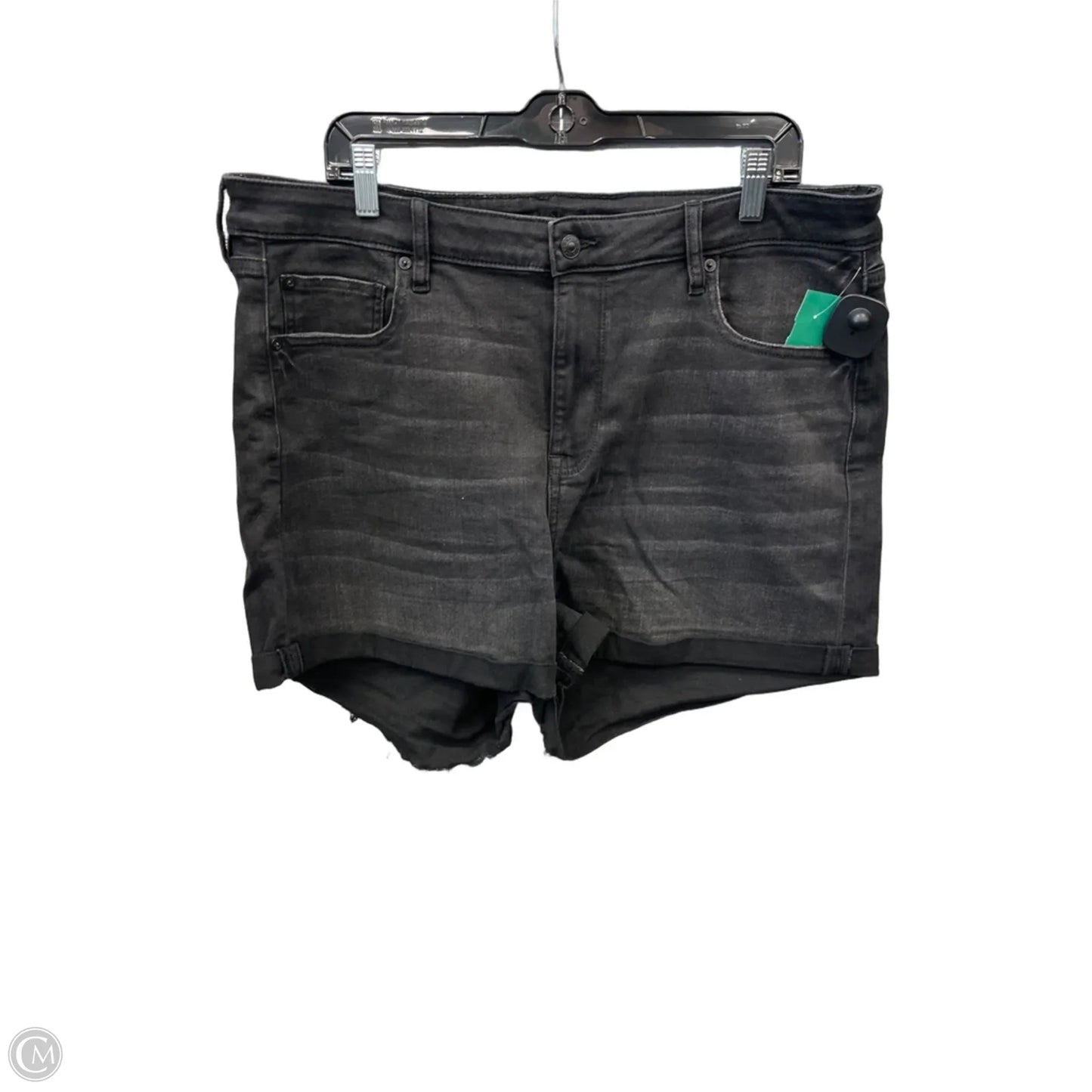 Shorts By American Eagle In Black Denim, Size: 20