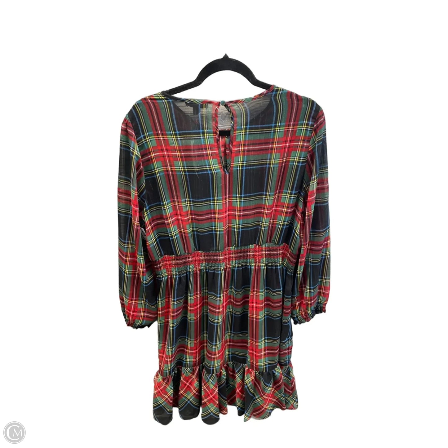 Dress Casual Midi By J. Crew In Plaid Pattern, Size: Xl