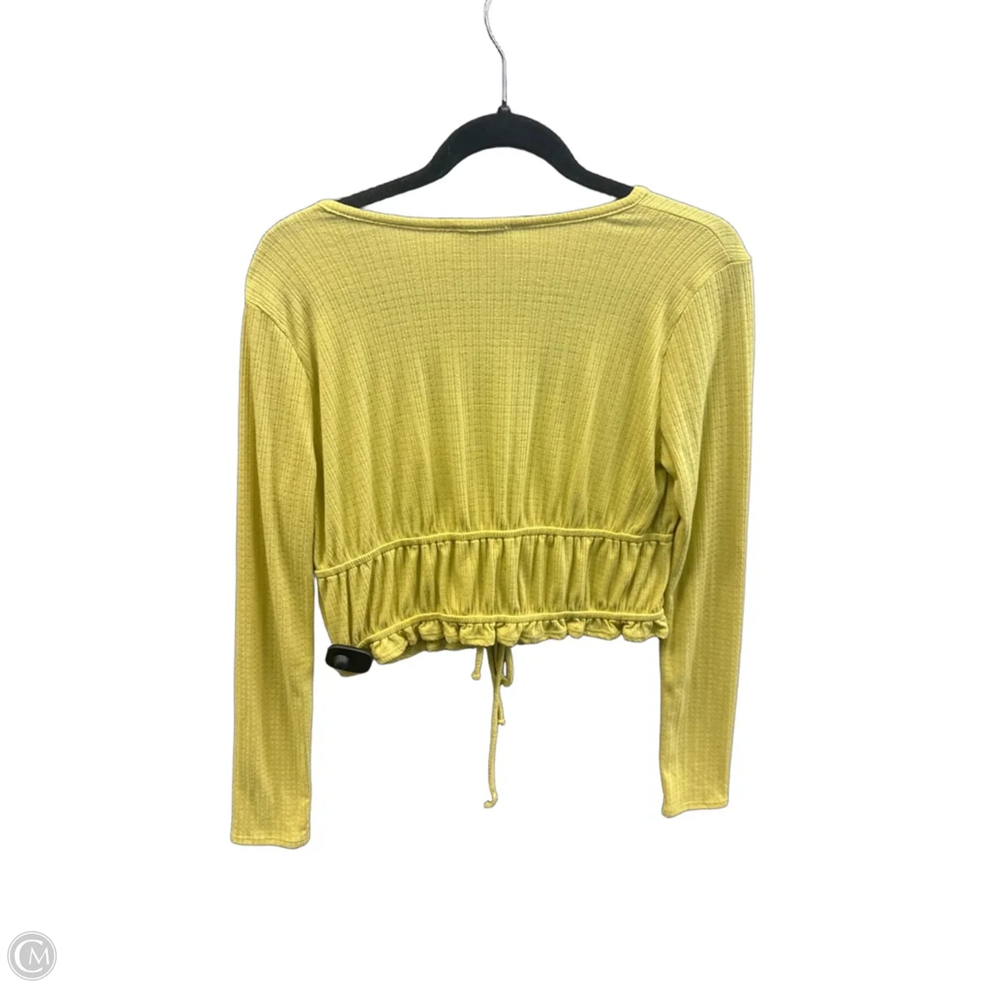 Top Long Sleeve By Timing In Green, Size: M