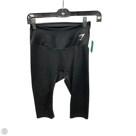 Athletic Leggings Capris By Gym Shark In Black, Size: M