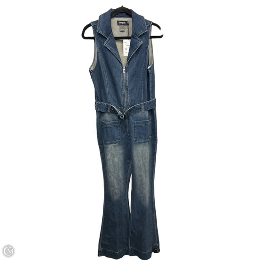 Jumpsuit By Desigual In Blue Denim, Size: L