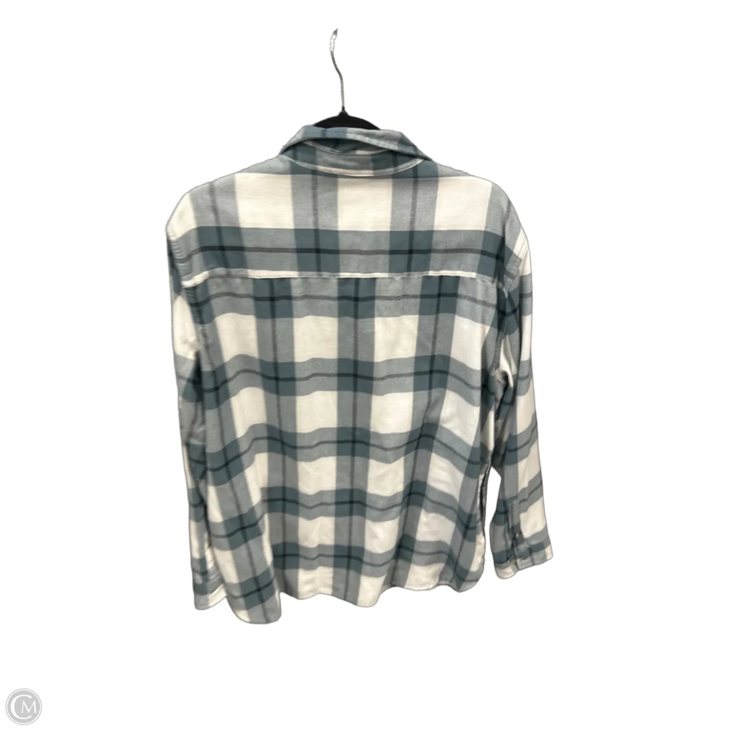 Top Long Sleeve By Jachs Girlfirend In Plaid Pattern, Size: Xxl