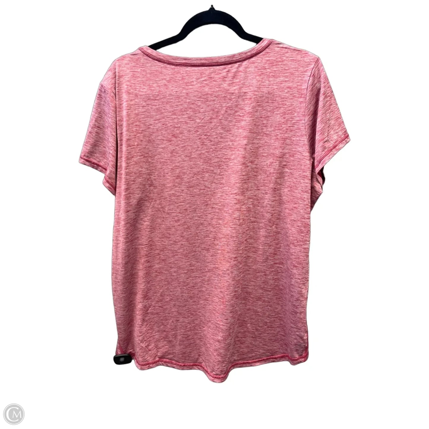 Athletic Top Short Sleeve By Xersion In Pink, Size: Xl