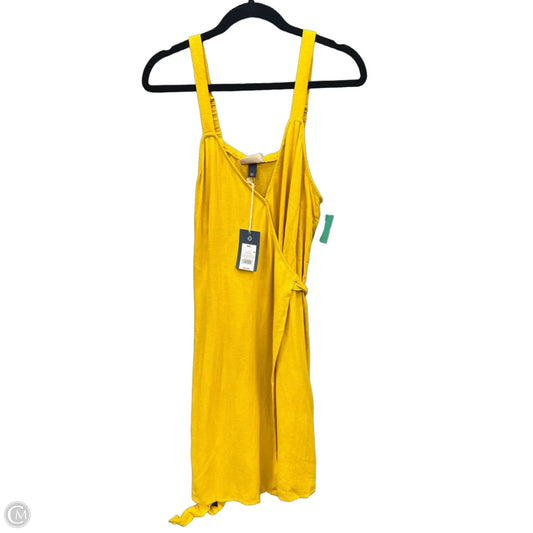 Dress Casual Midi By Universal Thread In Yellow, Size: Xxl