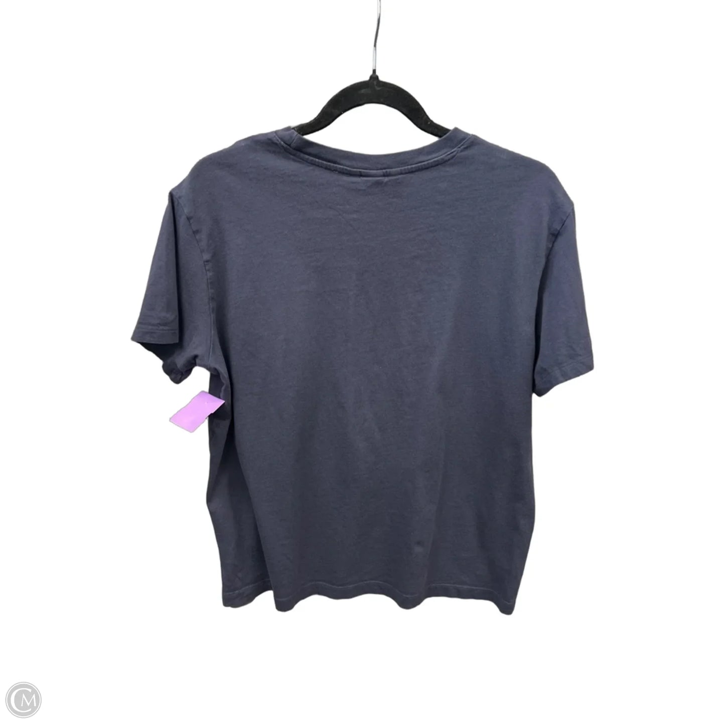 Top Short Sleeve Basic By H&m In Blue, Size: M