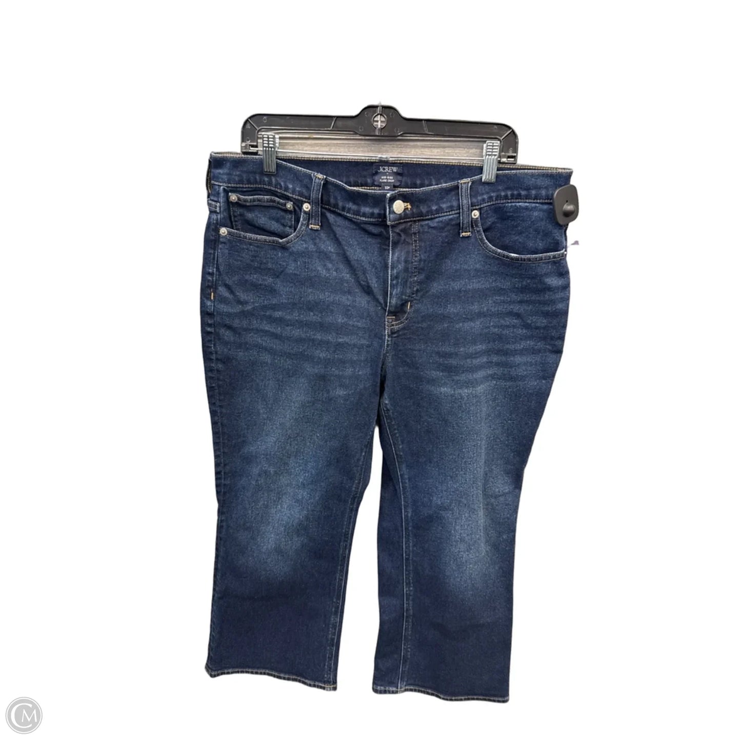 Jeans Cropped By J. Crew In Blue Denim, Size: 14p