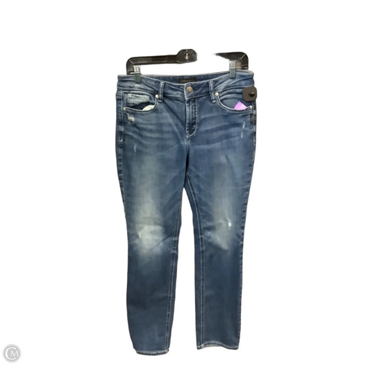 Jeans Straight By Silver In Blue Denim, Size: 10