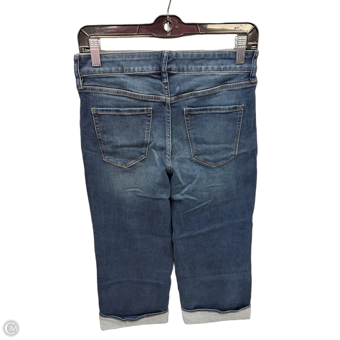 Jeans Wide Leg By White House Black Market In Blue Denim, Size: 4