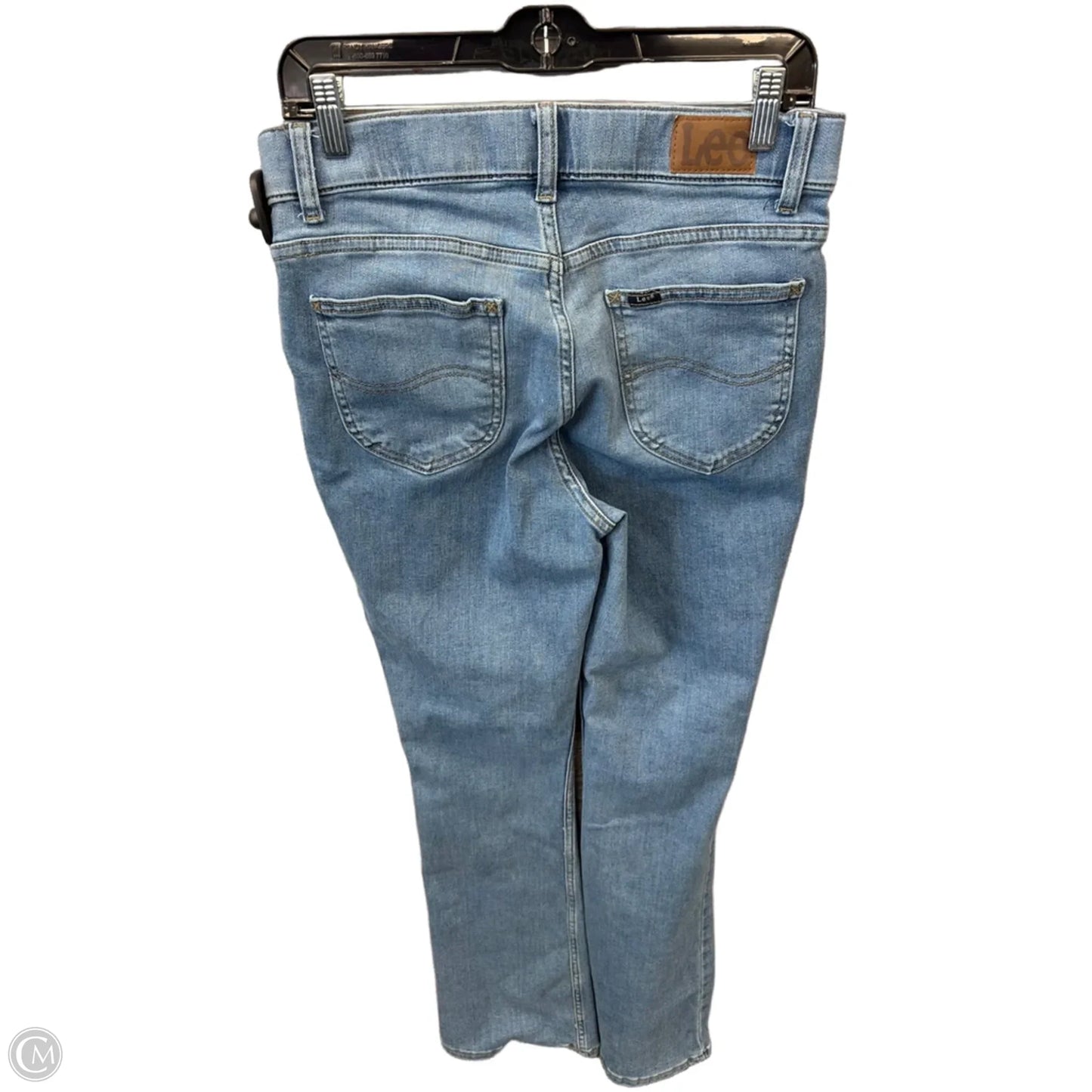 Jeans Boot Cut By Lee In Blue Denim, Size: 10