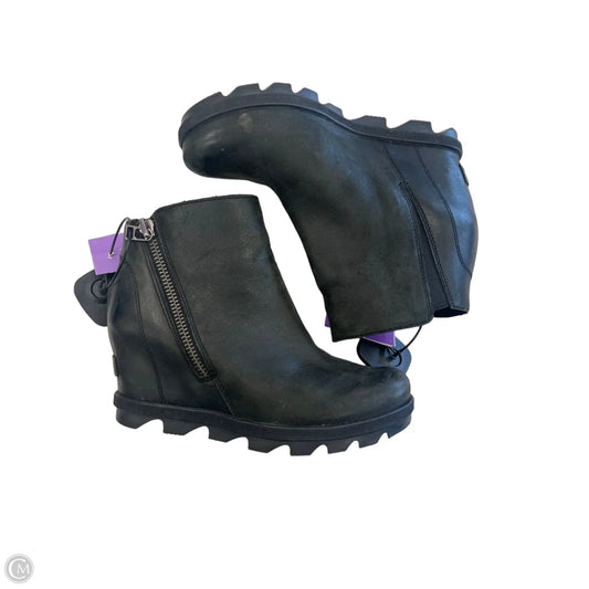 Boots Ankle Heels By Sorel In Black, Size: 6.5