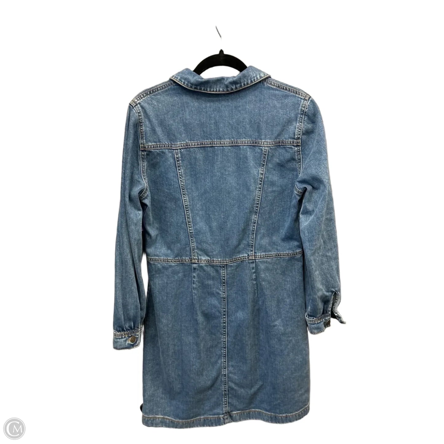 Dress Casual Midi By Ophelia Roe In Blue Denim, Size: M