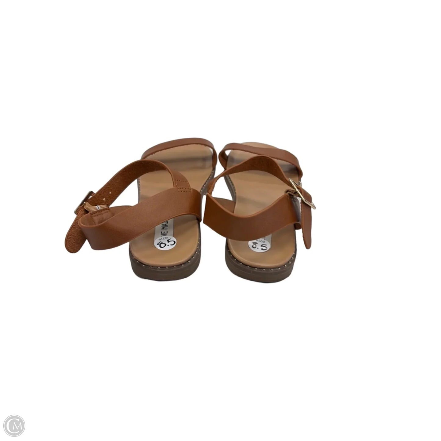 Sandals Flats By Steve Madden In Brown, Size: 8.5