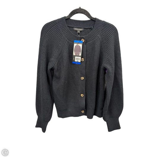 Sweater Cardigan By Banana Republic In Black, Size: L