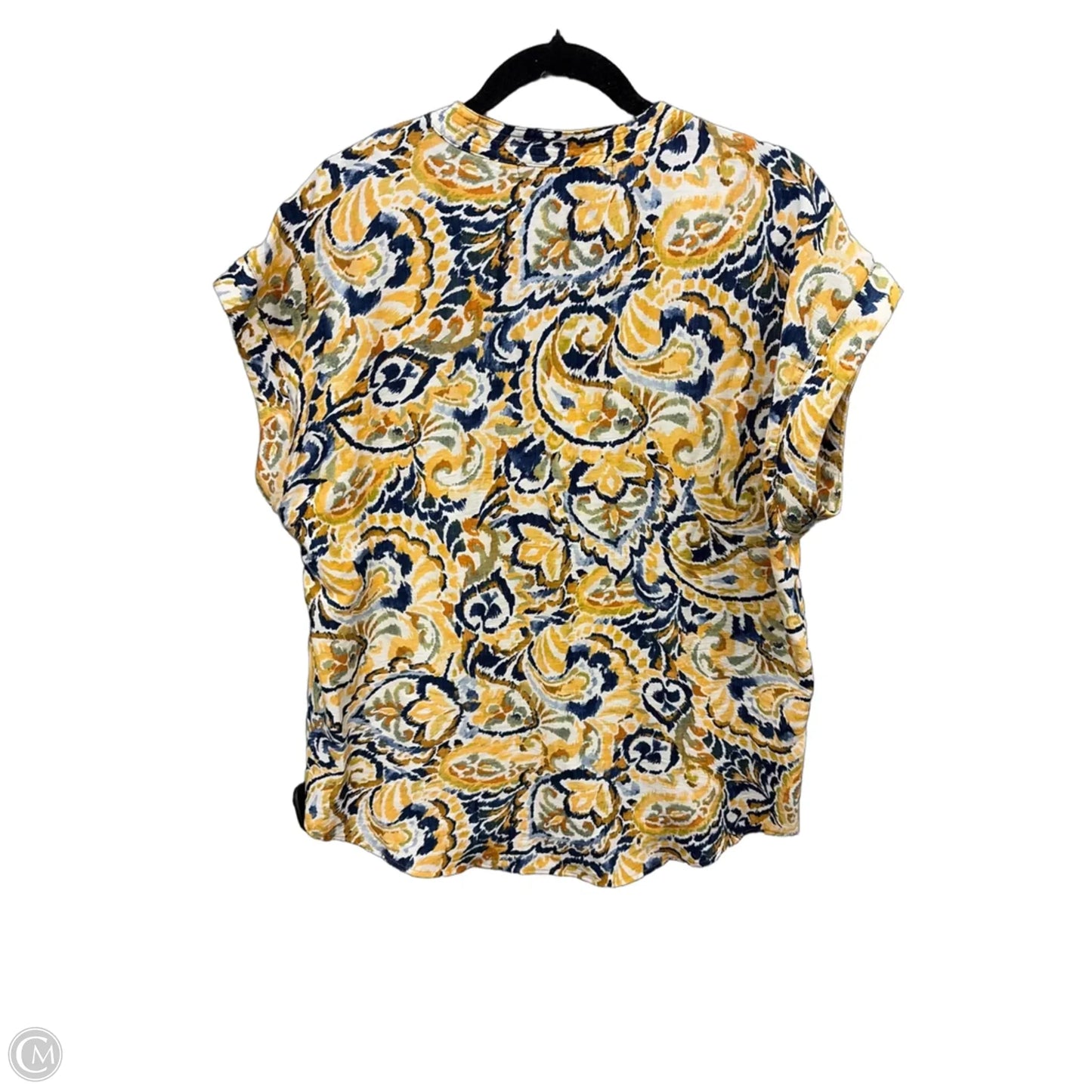 Tunic Short Sleeve By Cynthia Steffe In Yellow, Size: L