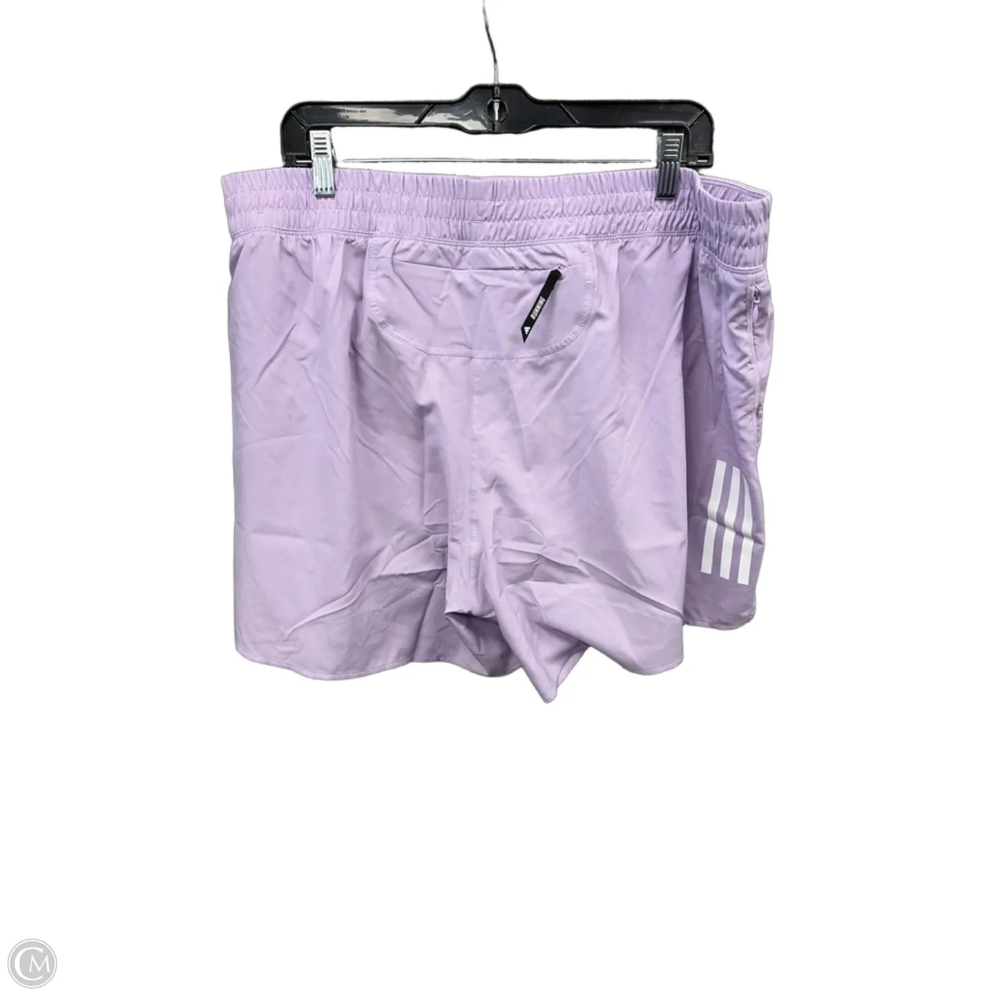 Athletic Shorts By Adidas In Purple, Size: 2x