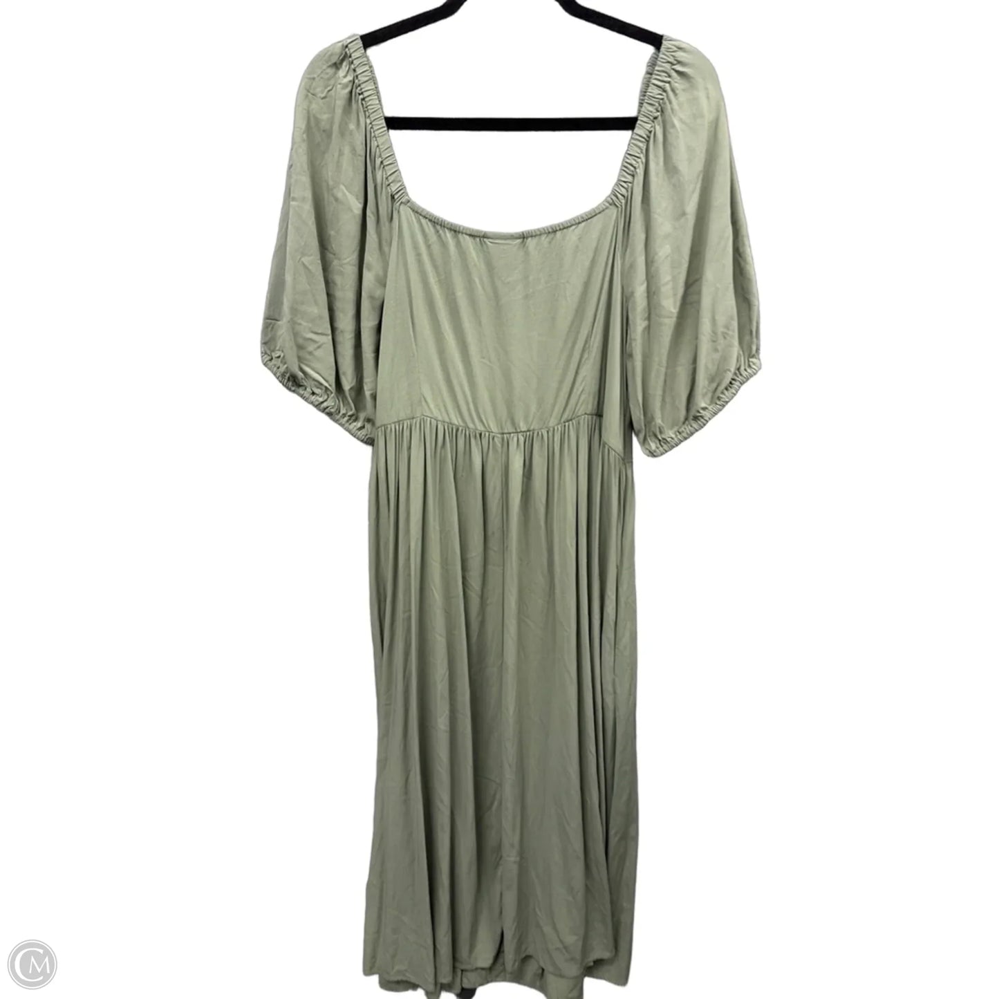 Dress Casual Maxi By Ava & Viv In Green, Size: 1x