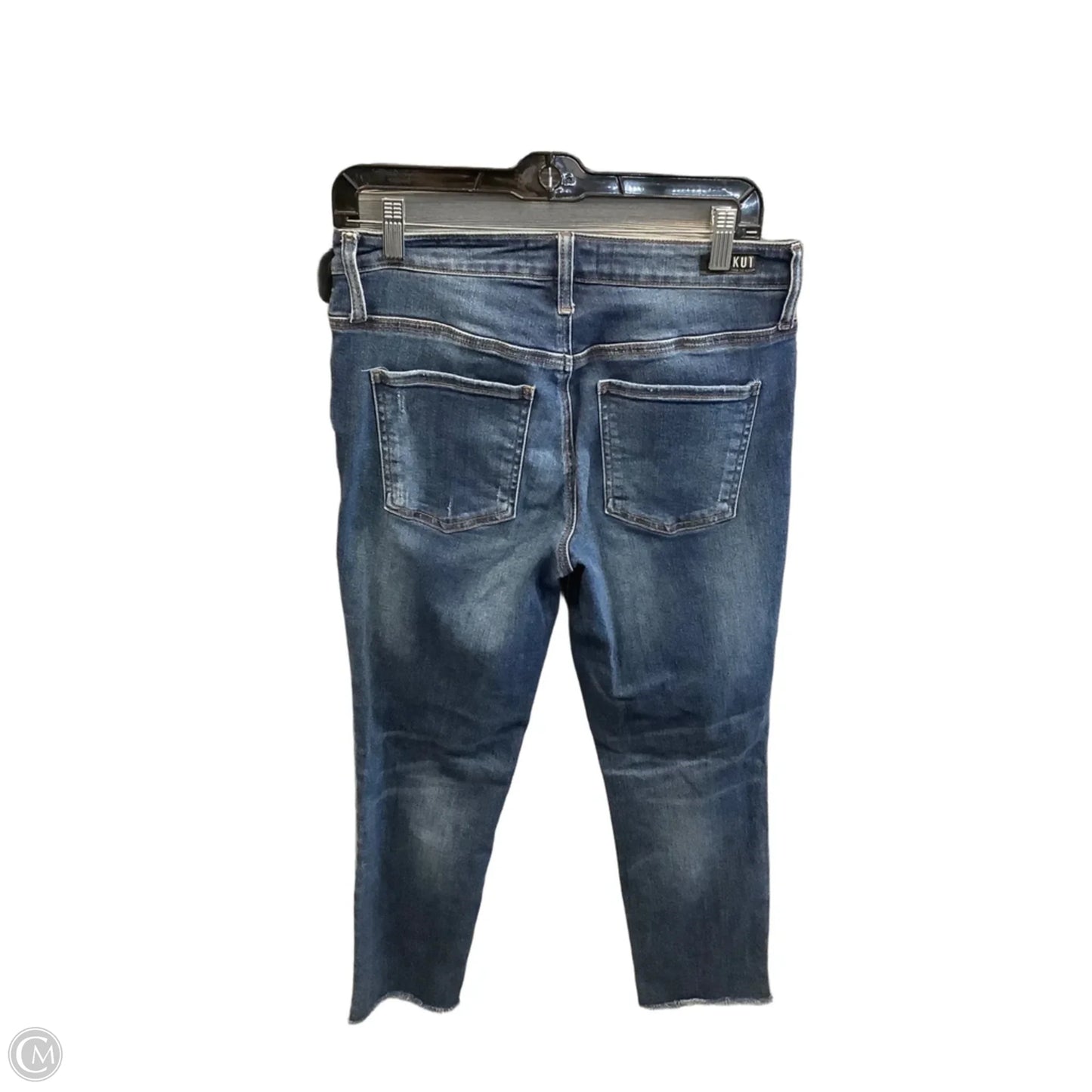 Jeans Straight By Kut In Blue Denim, Size: 8l
