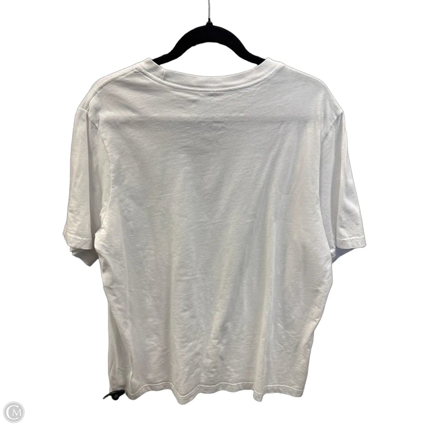 Athletic Top Short Sleeve By Nike Apparel In White, Size: M