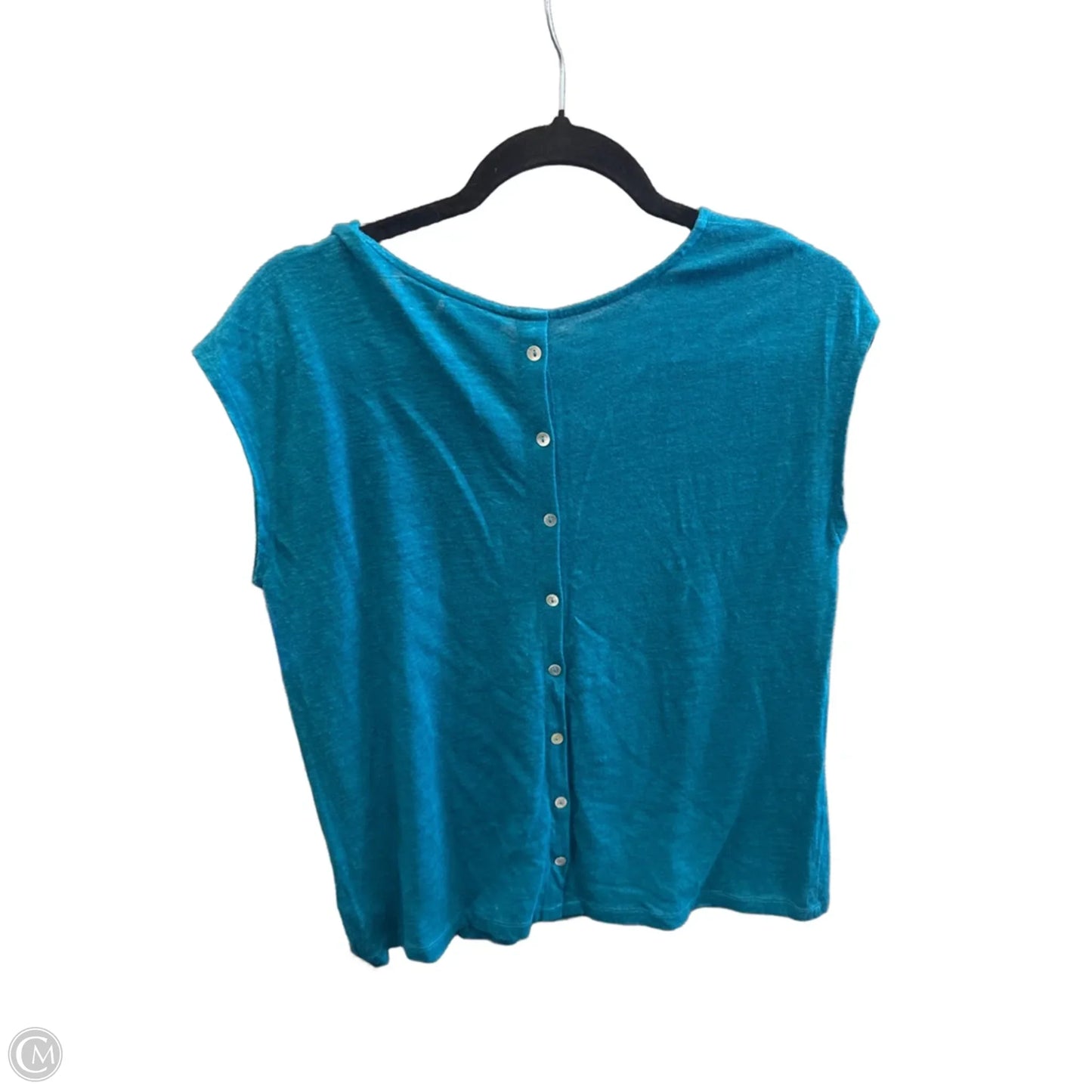Top Short Sleeve By Rachel Zoe In Blue, Size: L