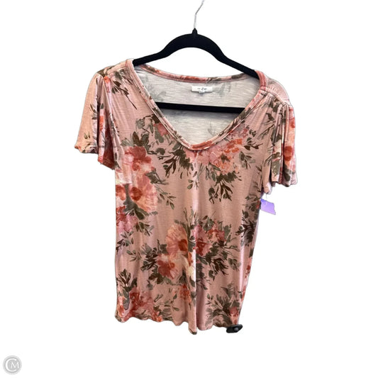 Top Short Sleeve By Maurices In Pink, Size: Xs