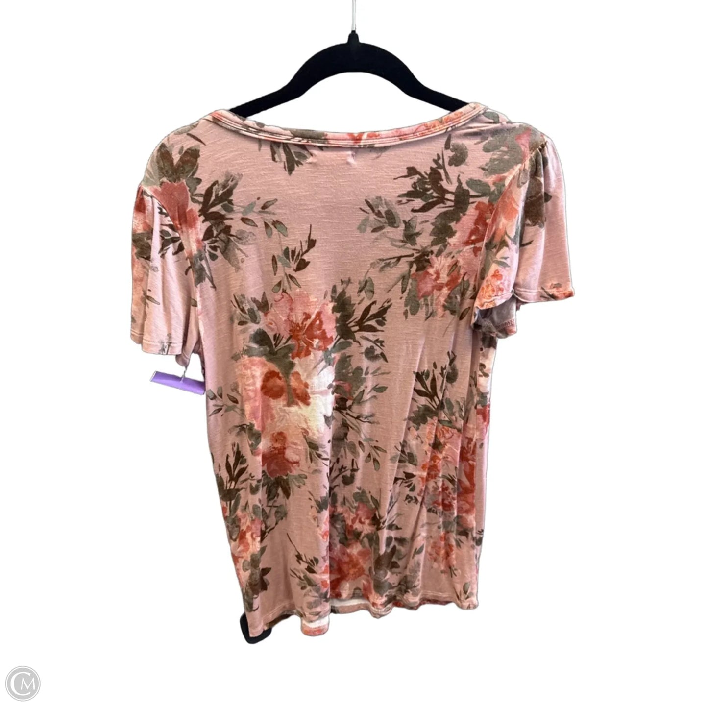 Top Short Sleeve By Maurices In Pink, Size: Xs
