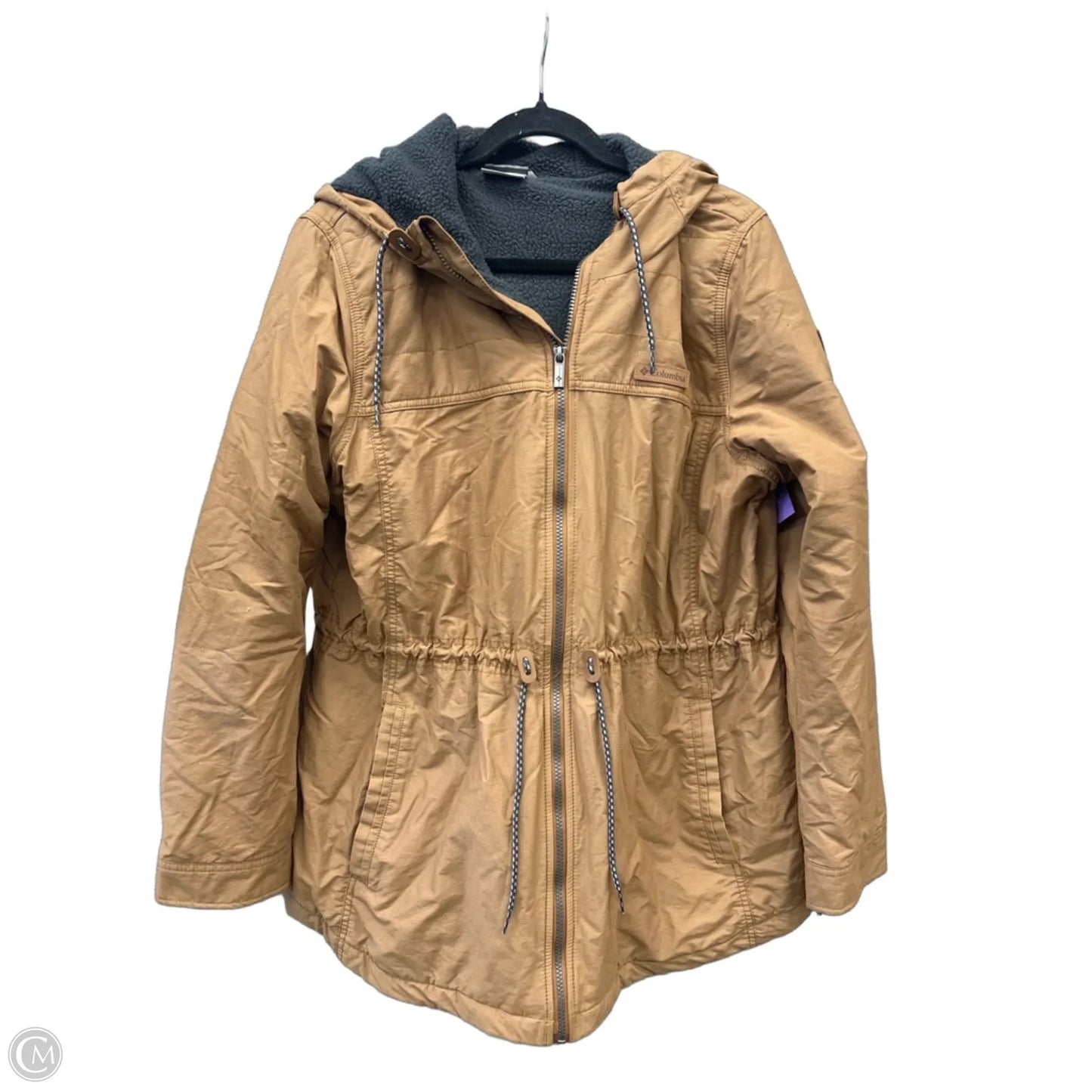 Jacket Puffer & Quilted By Columbia In Brown, Size: Xl
