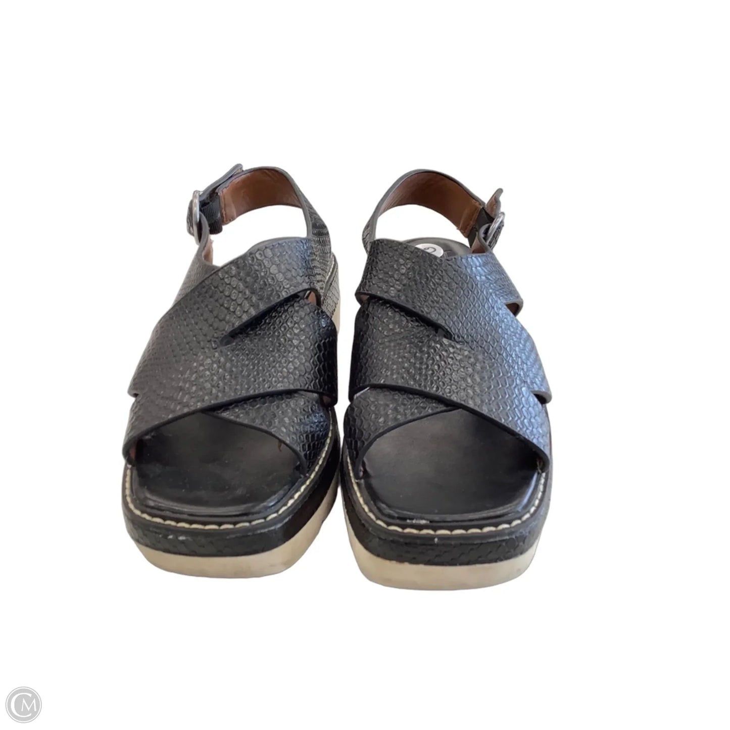 Sandals Heels Platform By Naturalizer In Black, Size: 6