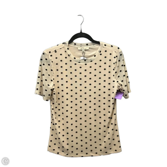 Top Short Sleeve By Clothes Mentor In Polkadot Pattern, Size: M