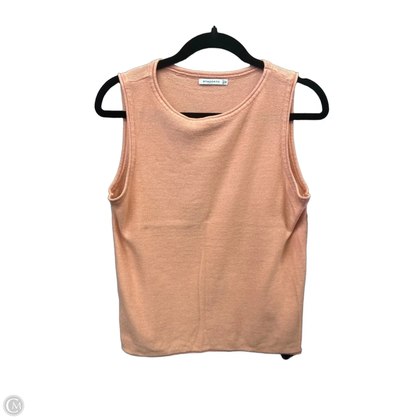 Top Sleeveless By Staccato In Pink, Size: M