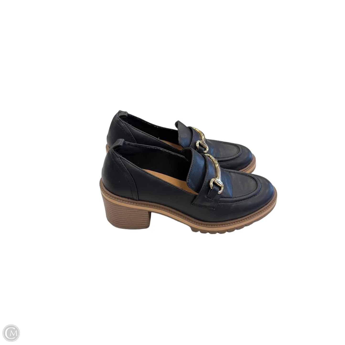 Shoes Heels Block By Time And Tru In Black, Size: 7