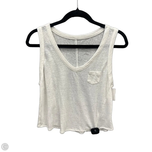 Top Sleeveless By Universal Thread In White, Size: S