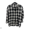 Top Long Sleeve By Clothes Mentor In Plaid Pattern, Size: M