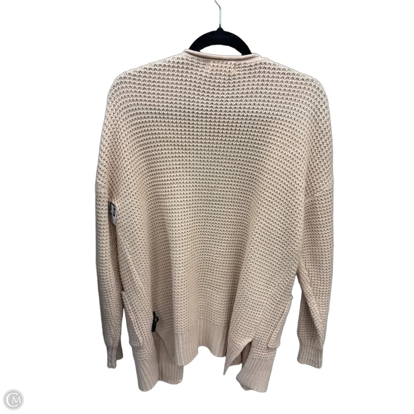 Sweater Cardigan By Zenana In Tan, Size: M