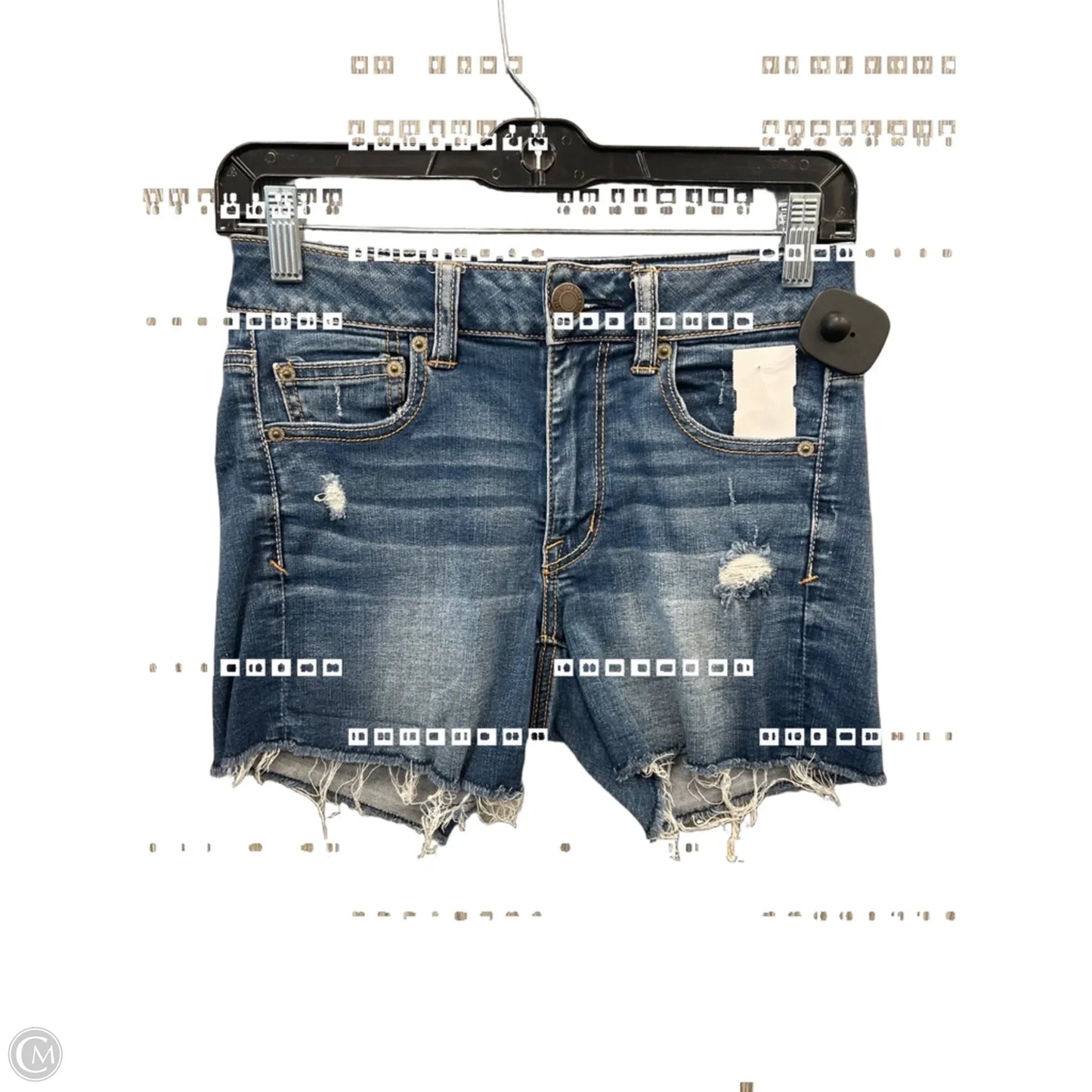 Shorts By American Eagle In Blue Denim, Size: 4