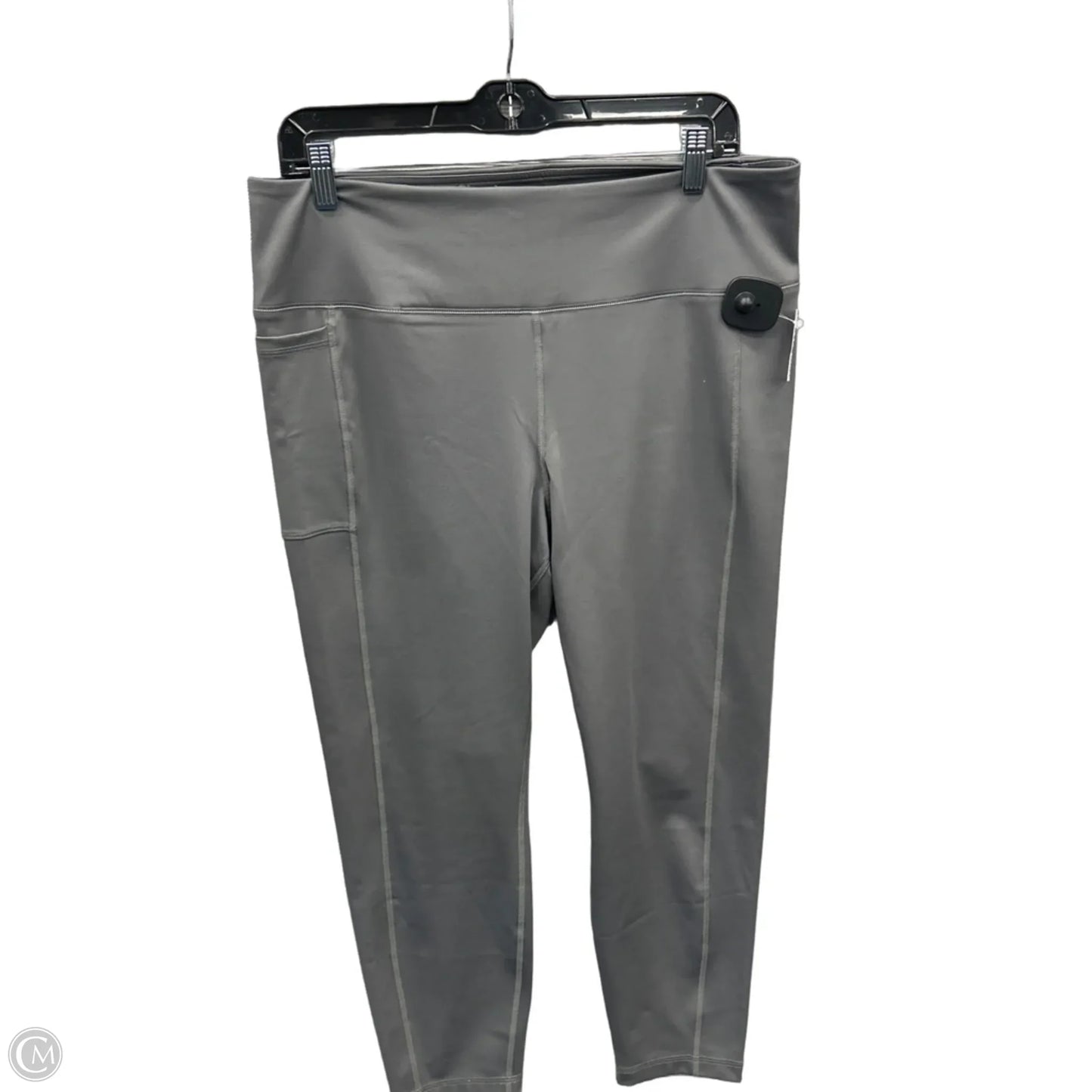 Athletic Leggings By Columbia In Grey, Size: Xl