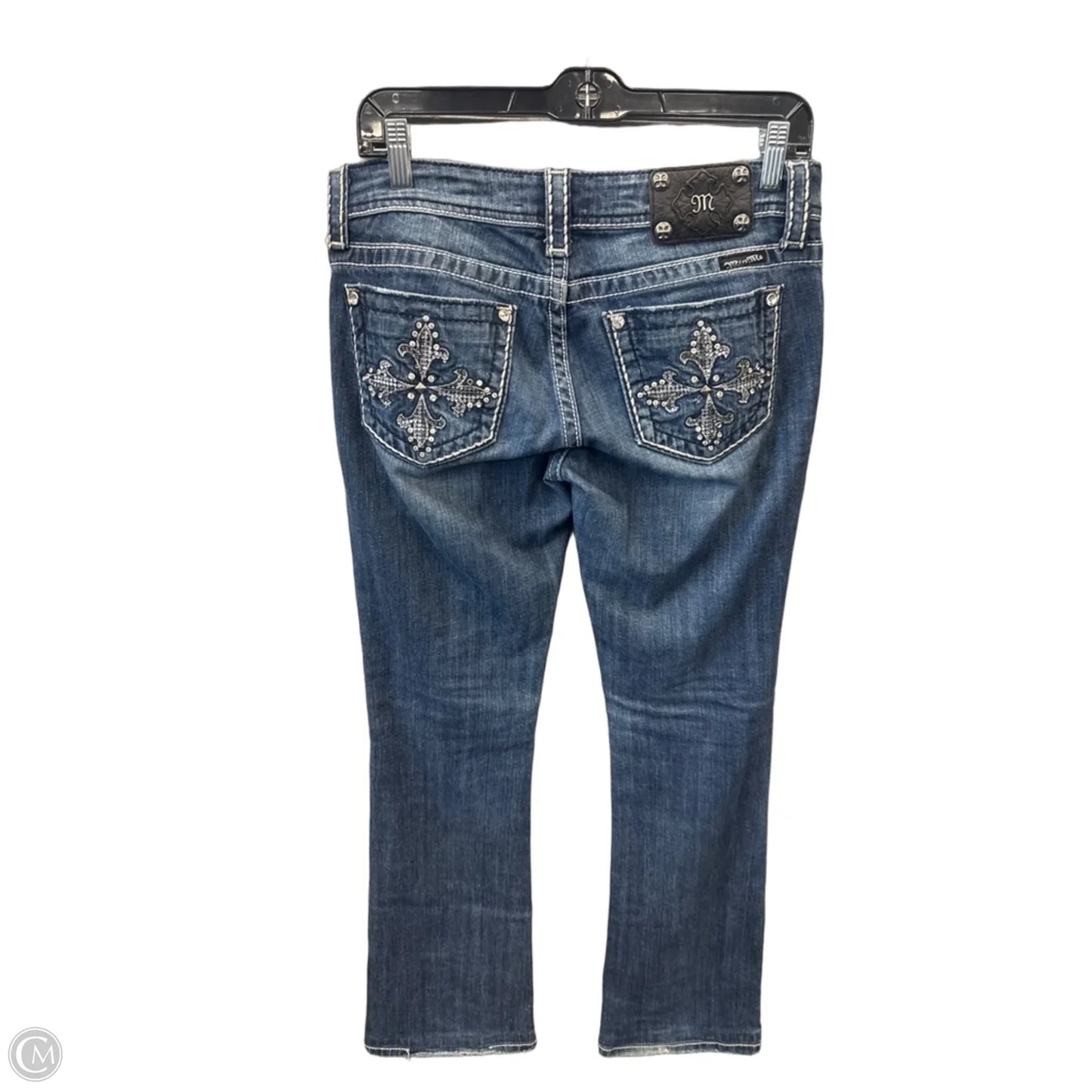 Jeans Boot Cut By Miss Me In Blue Denim, Size: 8