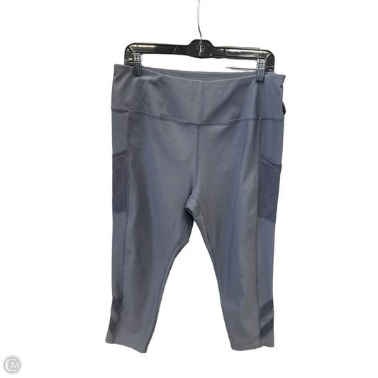 Athletic Leggings By Mondetta In Blue, Size: Xl