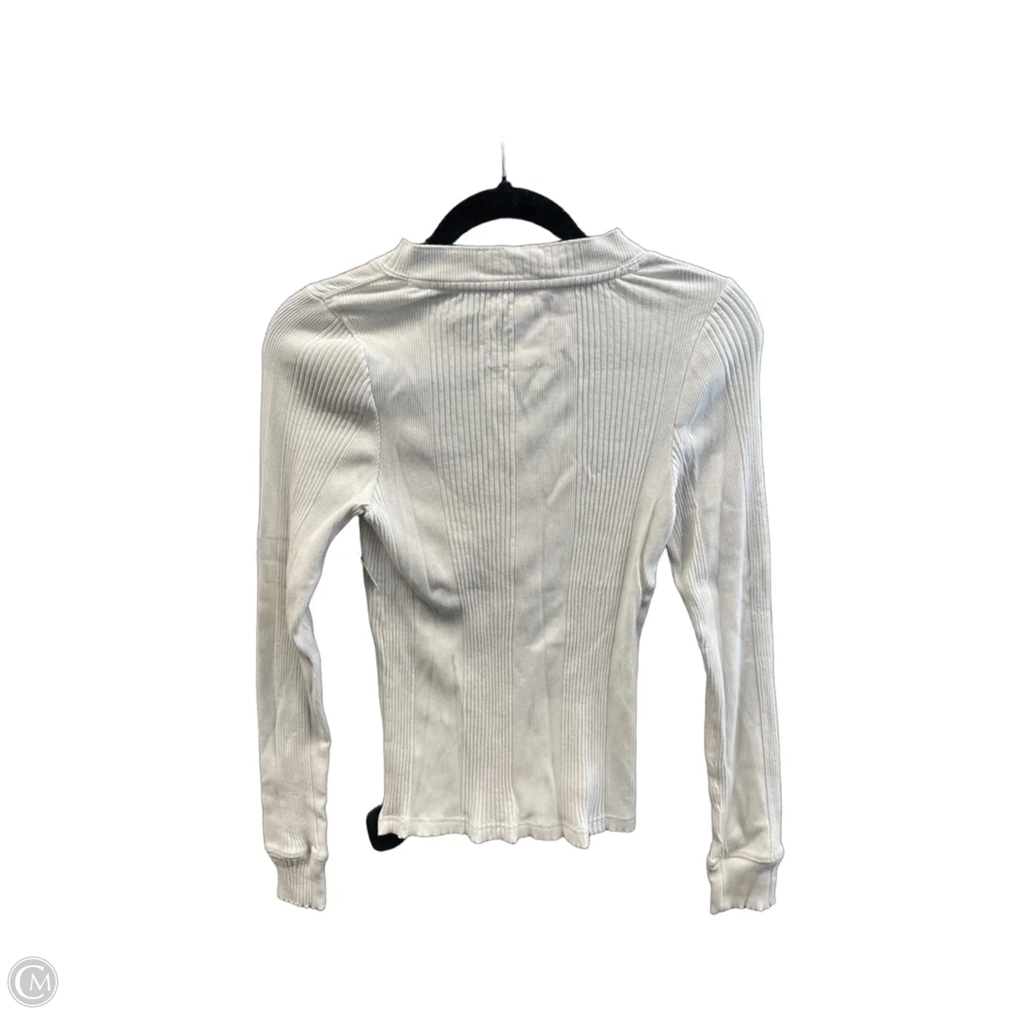 Top Long Sleeve By Aerie In White, Size: L