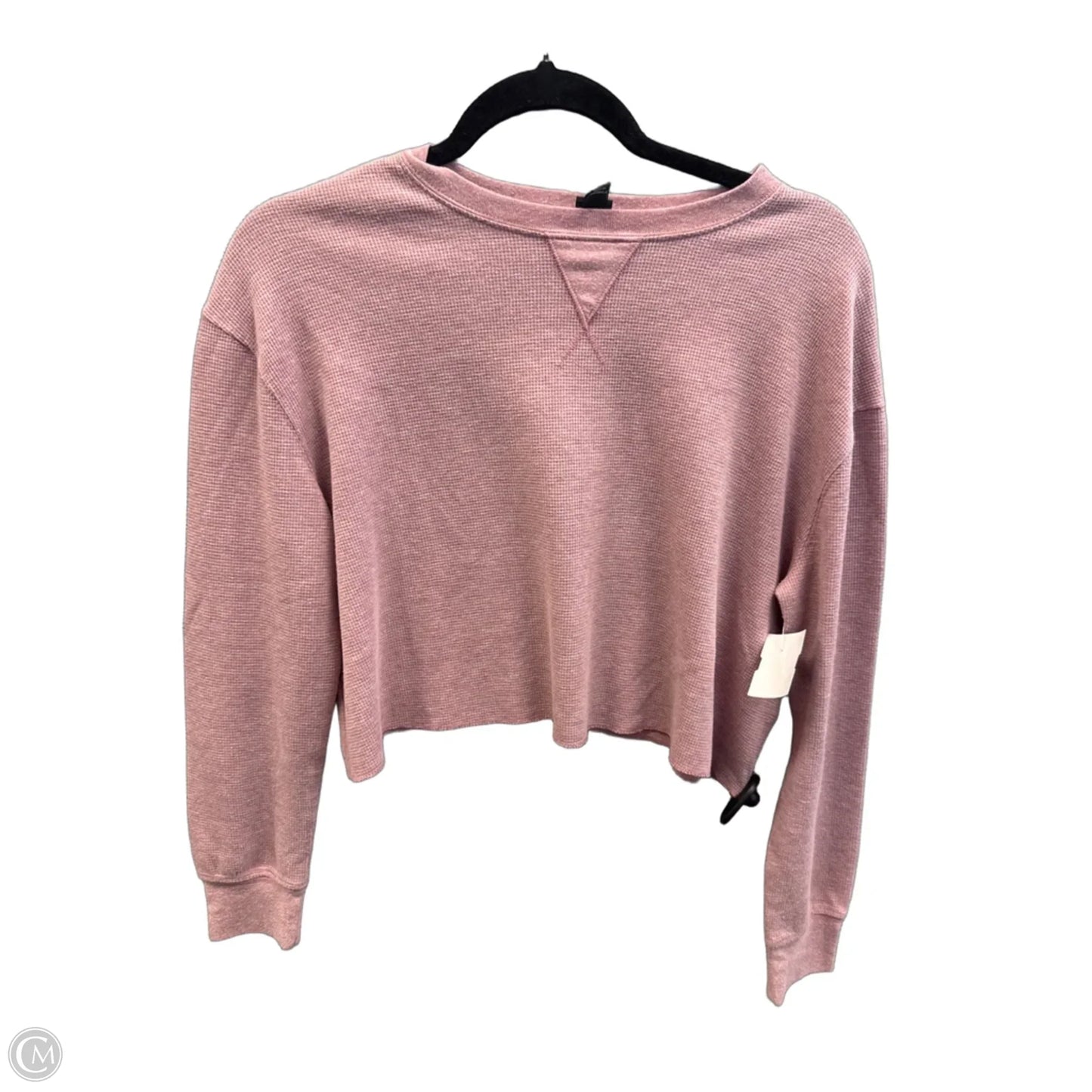 Top Long Sleeve By Wild Fable In Pink, Size: S