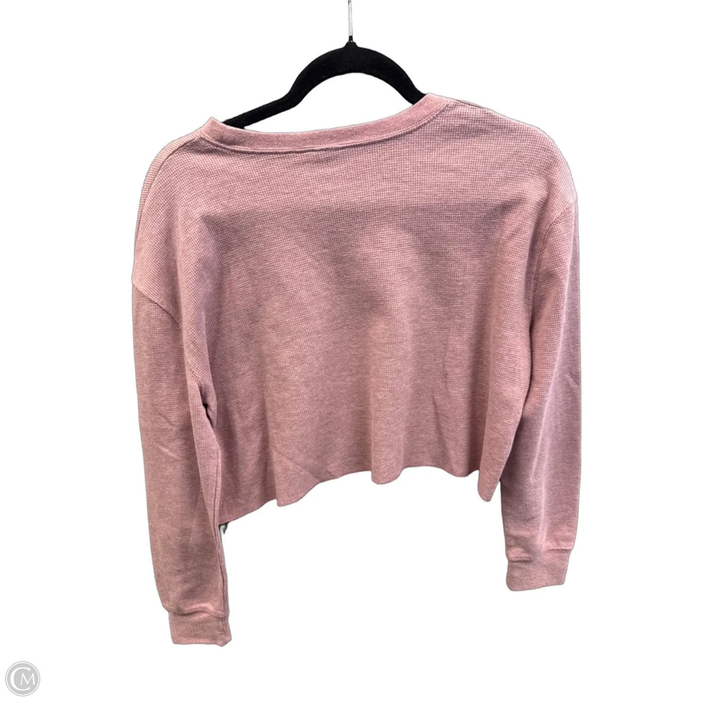 Top Long Sleeve By Wild Fable In Pink, Size: S