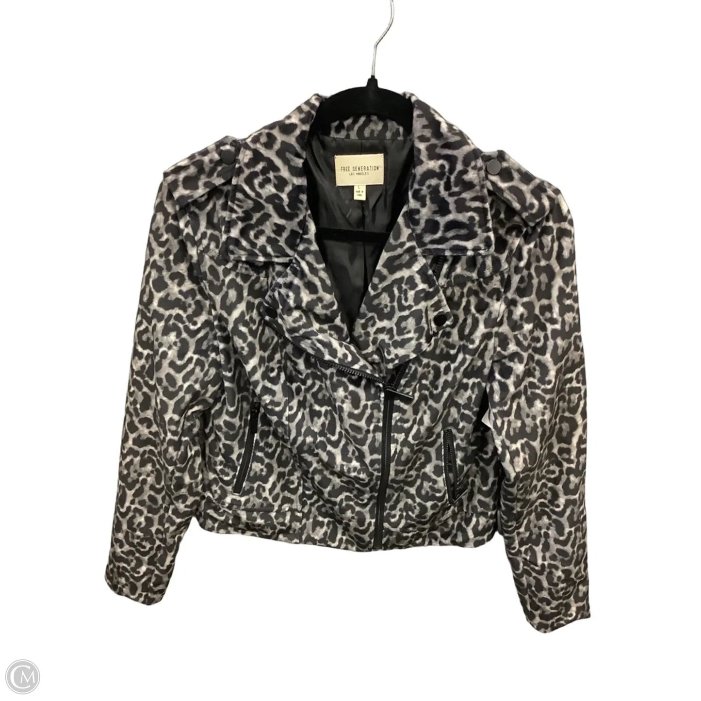 Jacket Other By Clothes Mentor In Animal Print, Size: L