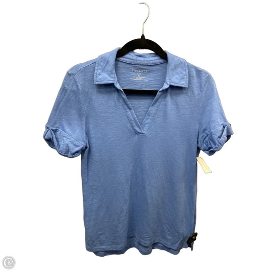 Top Short Sleeve By Talbots In Blue, Size: Sp